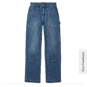 Duluth Double Flex Denim Relaxed Leg jeans utility pants